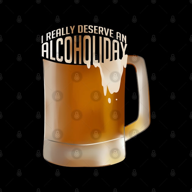 Funny Vacation Holidays Drinking Novelty Gift by Tenh