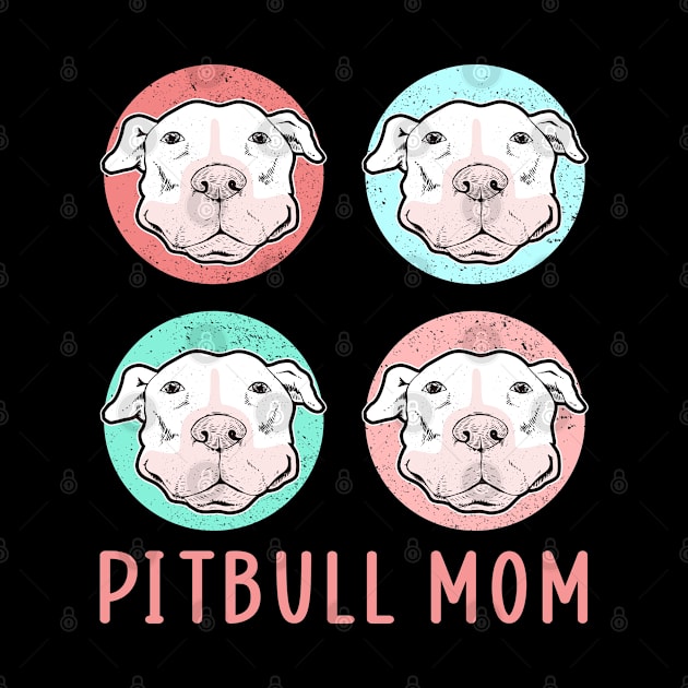 Pitbull Mom | Dog Owner American Pitbull Terrier by Streetwear KKS