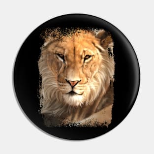 Lion Face Pin