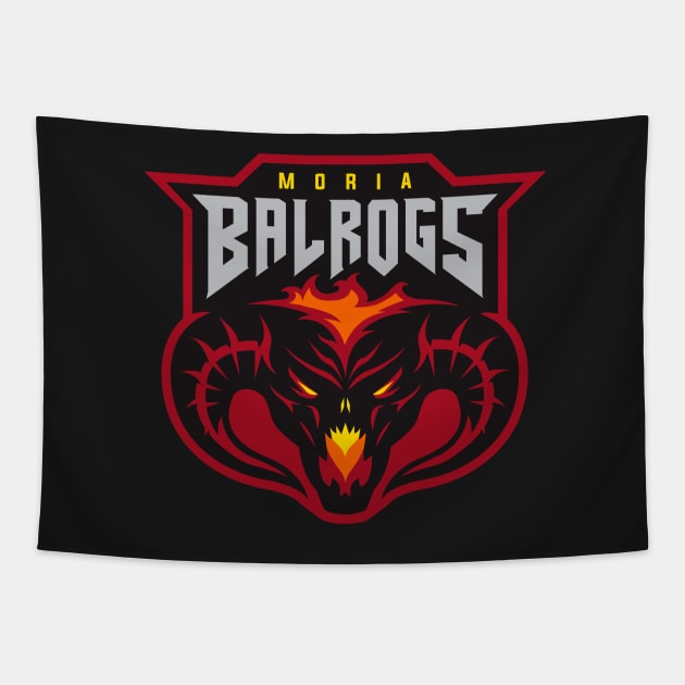 Moria Balrogs Tapestry by ProlificPen