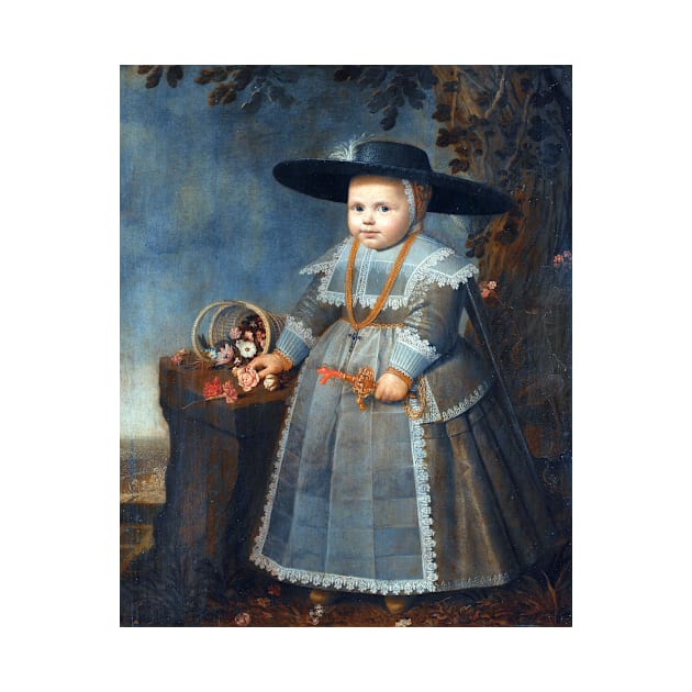 Willem van der Vliet Portrait of a Little Boy by pdpress