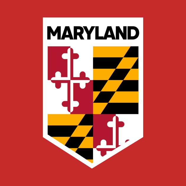 Maryland State Flag Emblem by SLAG_Creative