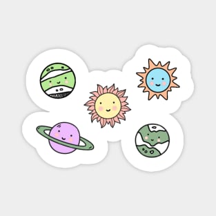 Outerspace Planets Magnet