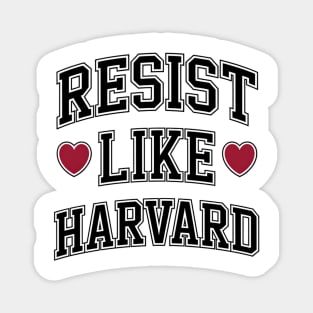 Resist Like Harvard Magnet