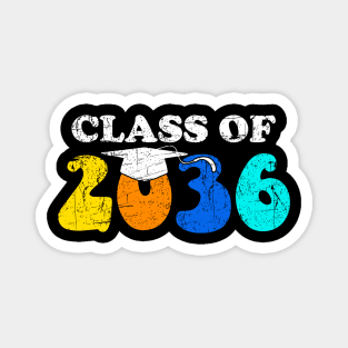 Class of 2036 Grow With Me First Day of School Graduation Magnet