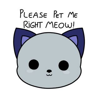 Please pet me right meow! T-Shirt