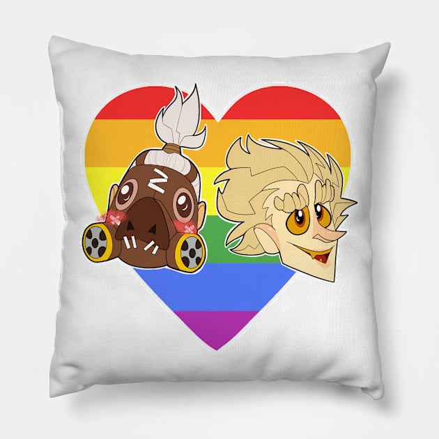 Roadrat Pride Pillow by rattydoodles