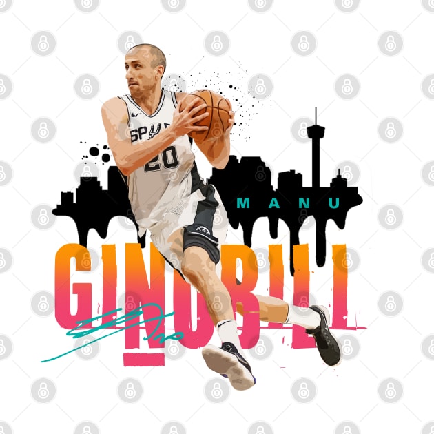 Manu Ginobili by Juantamad