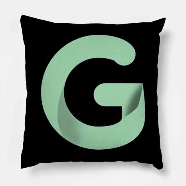 3D G design Pillow by Ujinita