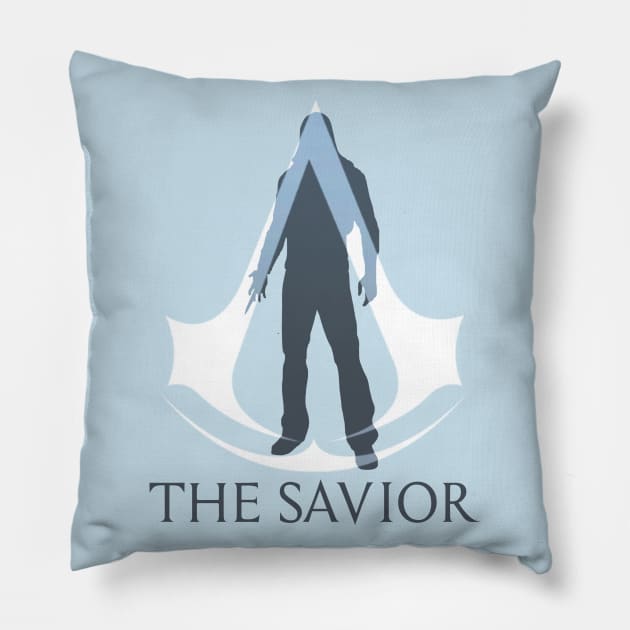 The Savior Pillow by ArnarionArt