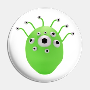 green monster Pin