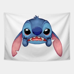 lilo and stitch funny cute stitch frustation Tapestry