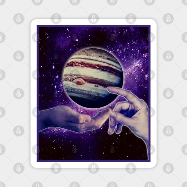 Jupiter Art Magnet by FullOnNostalgia