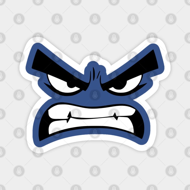 Mad Face, Angry Face Magnet by UrbanLifeApparel