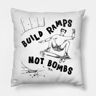 Build Ramps Not Bombs Pillow