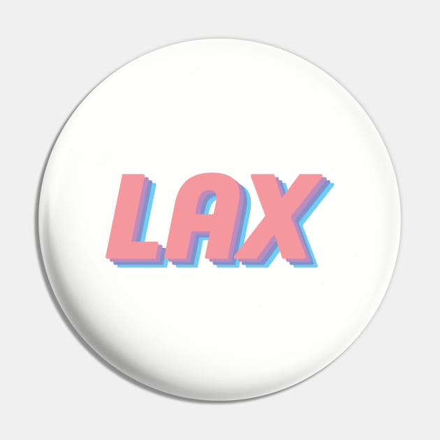 Pastel LAX Pin by AdventureFinder