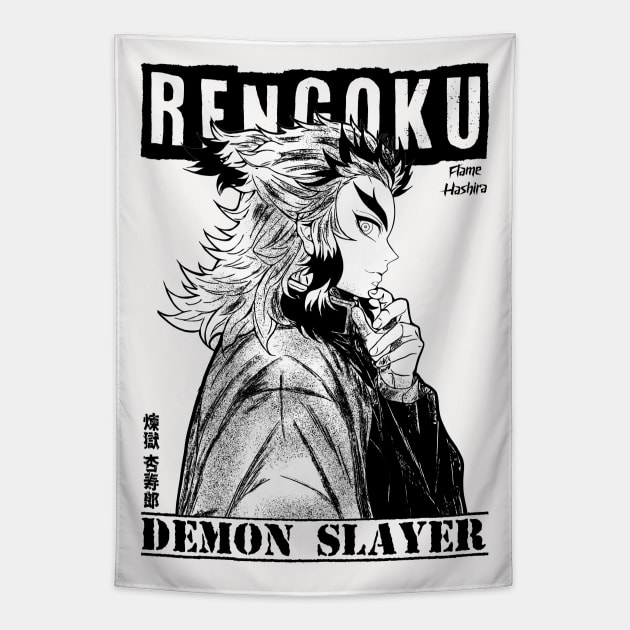 Kyojuro Rengoku 12 Tapestry by kenyangsekali