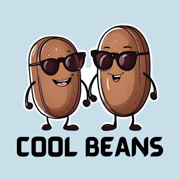 Cool Beans | Beans Pun by Allthingspunny