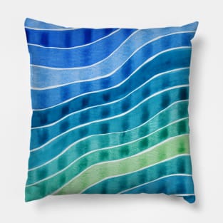 Blue stripes Pillow