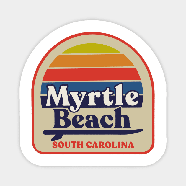 Myrtle Beach South Carolina Decal Magnet by zsonn