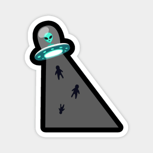 UFO Alien Abduction Magnet