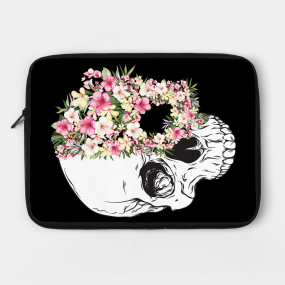 Human Skull Laptop Cases Teepublic