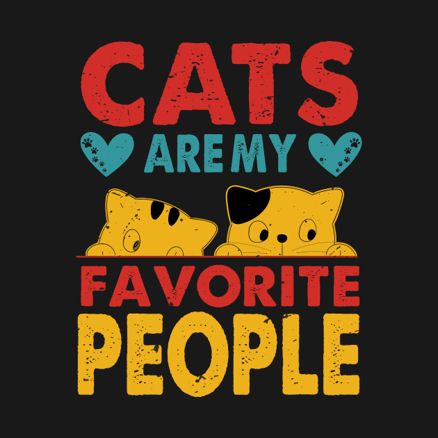 Cats are my favorite people, Show your love for cats with this original design by Chuckgraph