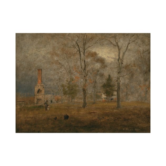 Gray Day, Goochland by George Inness by Classic Art Stall