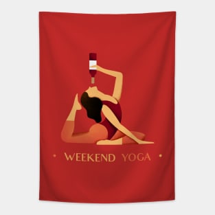 Weekend Yoga 2 Tapestry