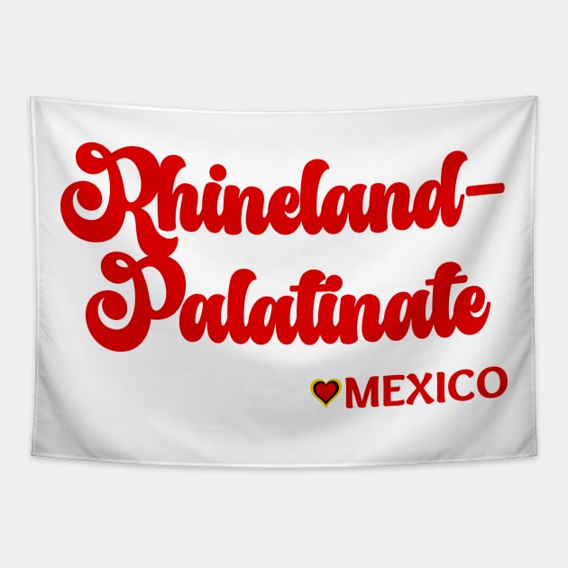 Rhineland-Palatinate: I love Germany  Deutschland Tapestry by teezeedy