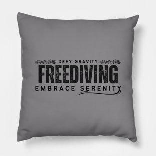 Defy Gravity - Freediving - Embrace Serenity | Freediving | Freediver | Ocean lover | Diver | Apnea Pillow