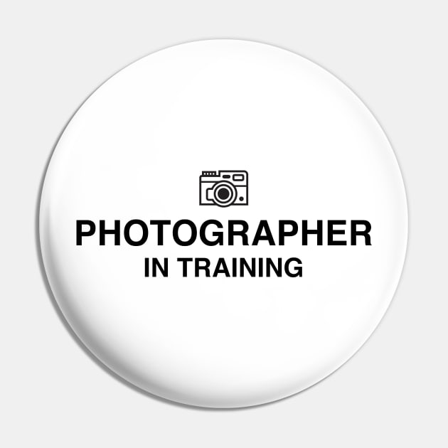 Photographer in Training Pin by joyandgrace