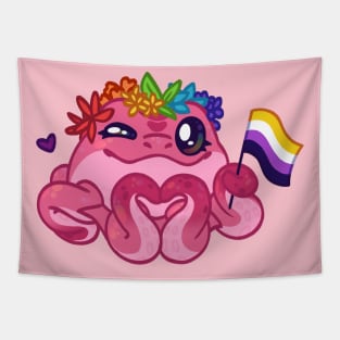 Pride Pretzel Nonbinary Tapestry