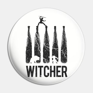 The Witcher - title silhouette (W) Pin