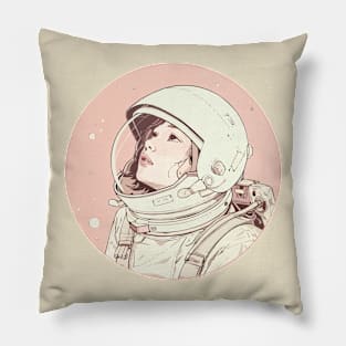 Astronaut Girl Pillow