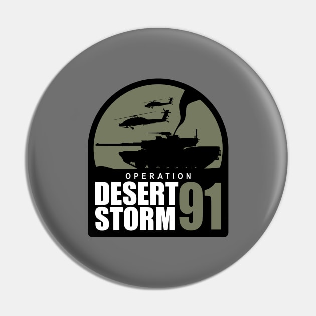 Operation Desert Storm 1991 Pin by TCP