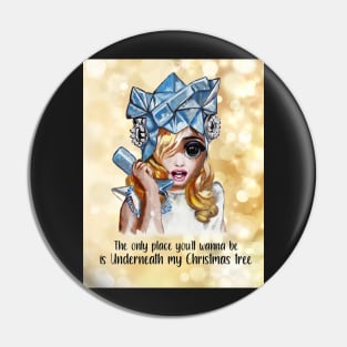 Lady Xmas Pin