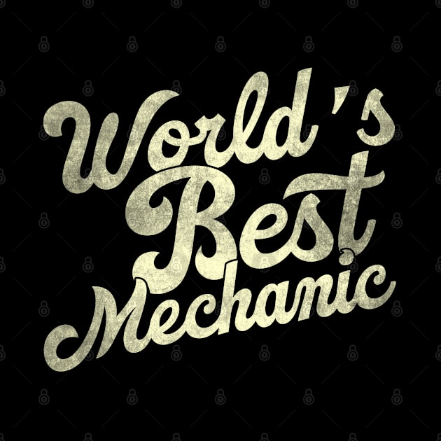 World's best mechanic. Perfect present for mother dad father friend him or her by SerenityByAlex