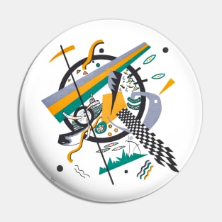 Kandinsky Abstract Art Pin