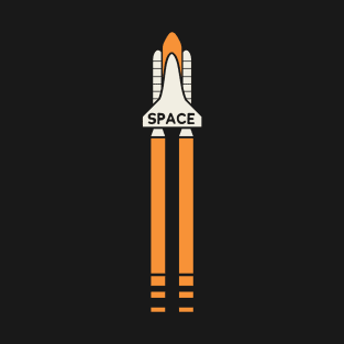 Space Shuttle Blasting Away T-Shirt