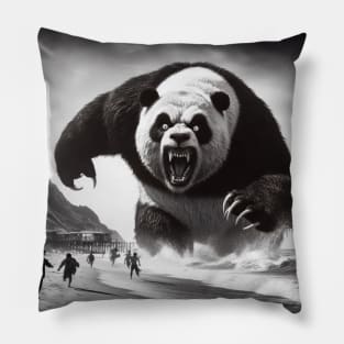 "Pandadoom": Beachfront Nightmare Pillow