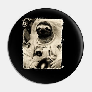 Sloth Astronaut Pin