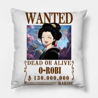 O-Robi Nico Robin Wanted Pillow