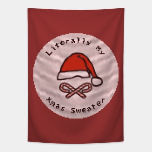 My Ugly Christmas Santa Hat Sweaters Tapestry