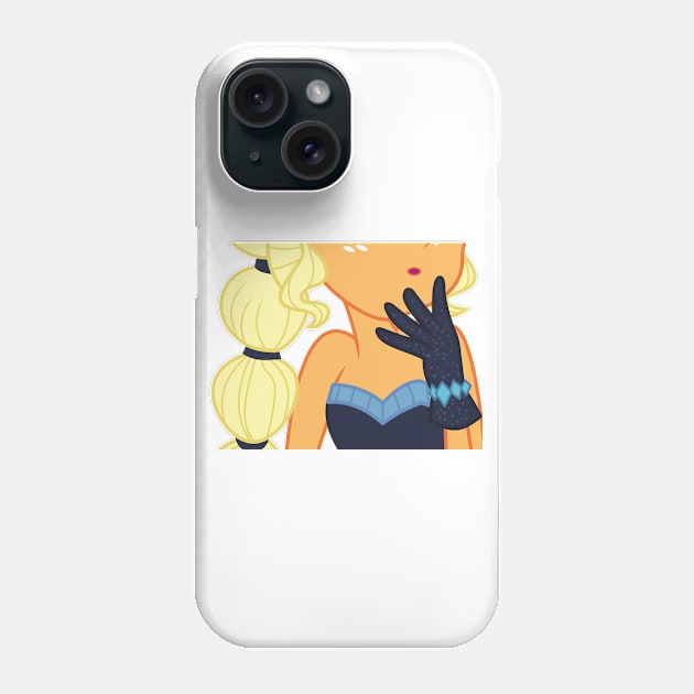 Applejack In Rarity's The Other Side Outfit Phone Case by Wissle