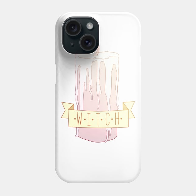 Witch's Tools - Candles Phone Case by AstralArts
