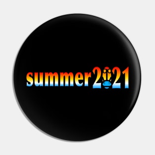 A masked summer 2021 Pin