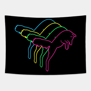 Fox 80s Neon Tapestry