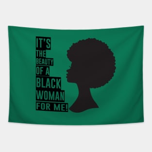 The Beauty of a Black Woman Tapestry