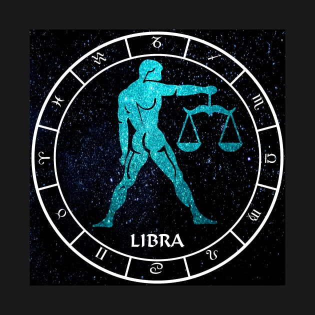 Libra - Zodiac Sign by KimberlyFizzArt